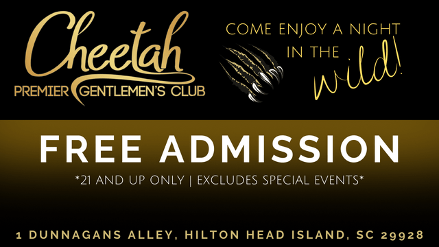 Cheetah of Hilton Head free admission
