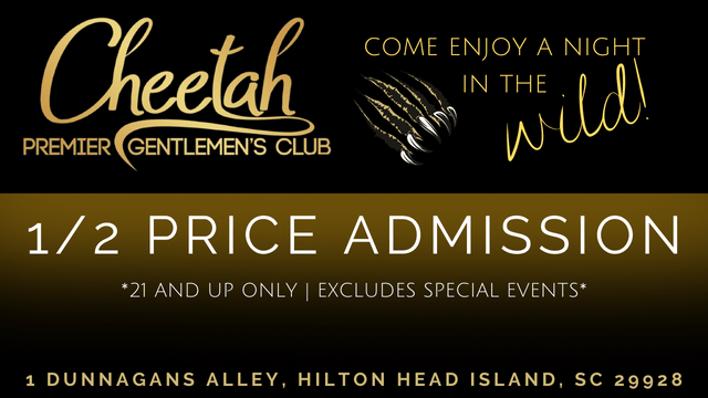 Cheetah of Hilton Head half price admission